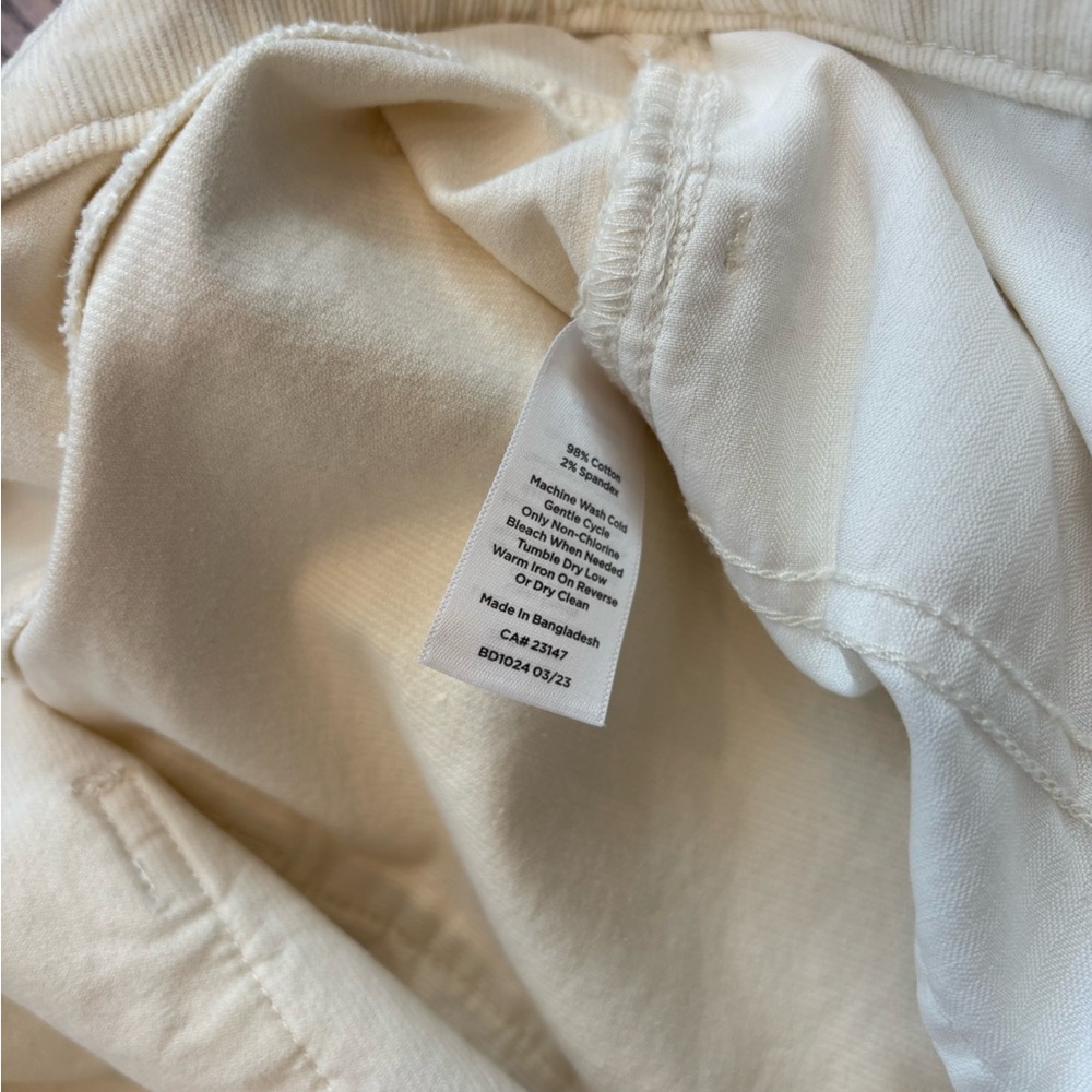 Talbots kick-flare cropped corduroy pants - Picture 4 of 4